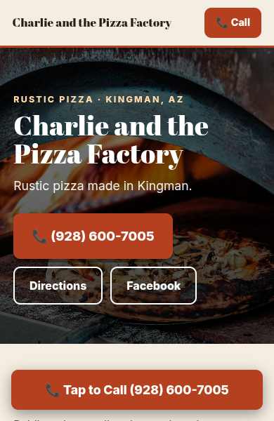 Charlie and the Pizza Factory preview