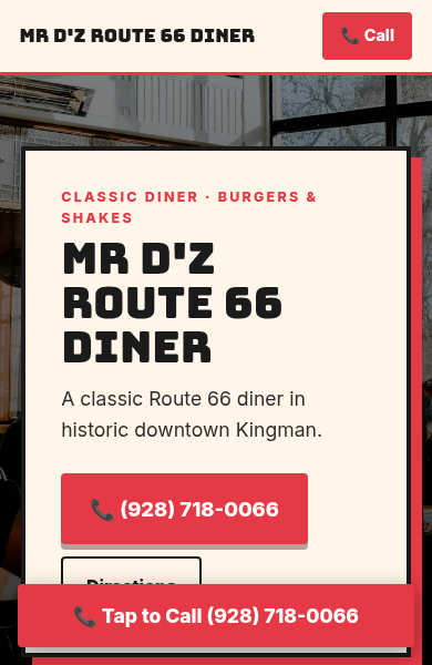 Mr D'z Route 66 Diner preview